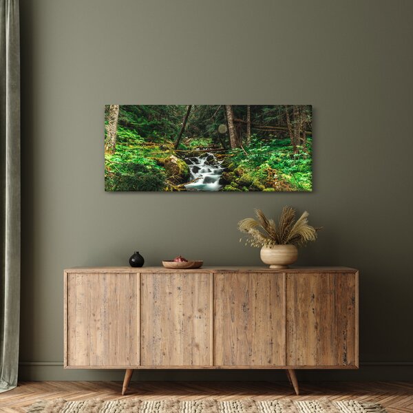 Slika potoka u šumi (120x50 cm)