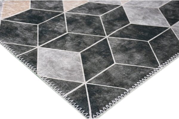 Sivo-krem perivi tepih 150x80 cm - Vitaus
