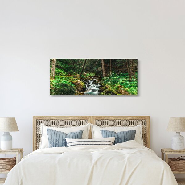 Slika potoka u šumi (120x50 cm)