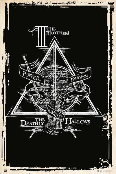 Poster Harry Potter - Simbol Darova smrti, (61 x 91.5 cm)