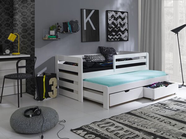 Zondo.hr Dječji krevet 90 cm Simo (bijela) (S podnicom) . Akcija -20%. 615017