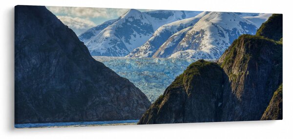 Slika krajolika s planinama (120x50 cm)