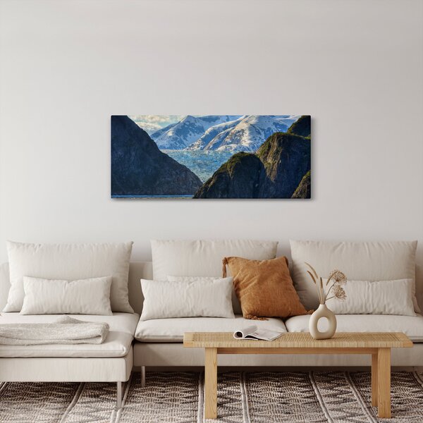 Slika krajolika s planinama (120x50 cm)