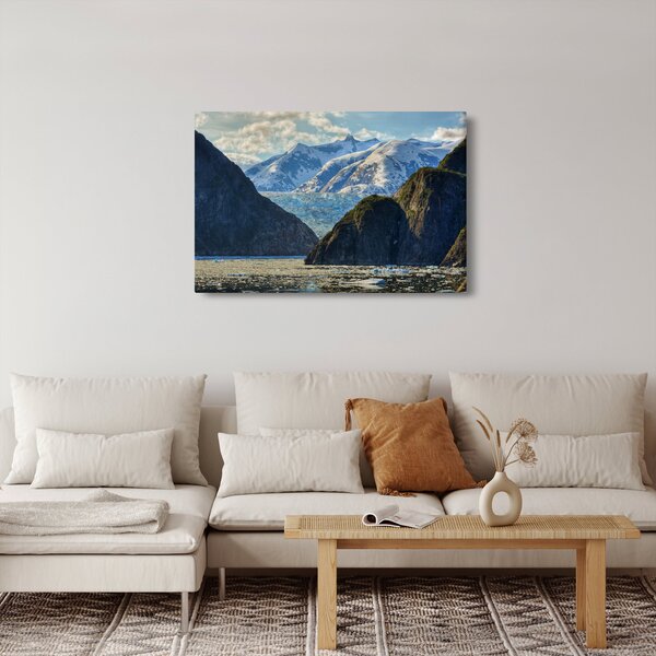 Slika krajolika s planinama (90x60 cm)