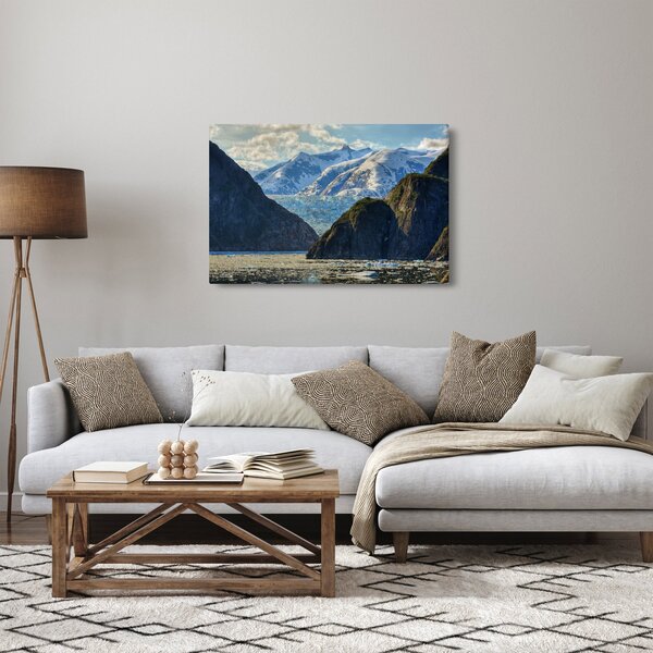 Slika krajolika s planinama (90x60 cm)