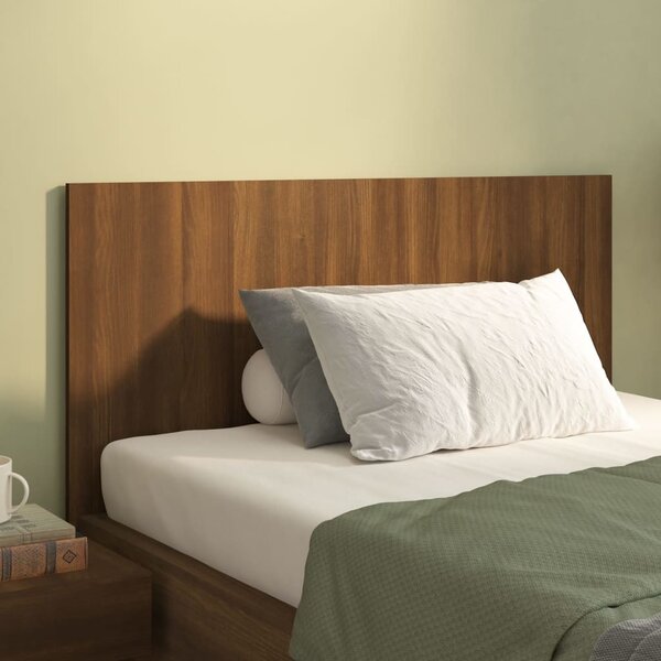 VidaXL Uzglavlje za krevet boja smeđeg hrasta 120 x1,5 x 80 cm drveno