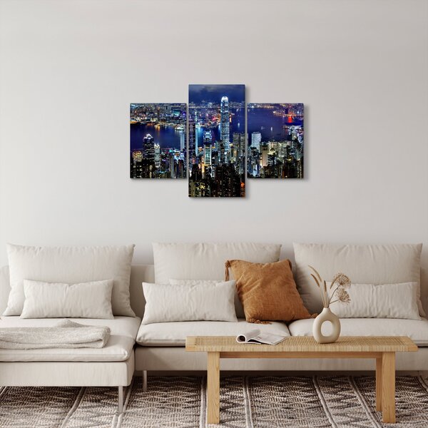 Slika nebodera noću (90x60 cm)