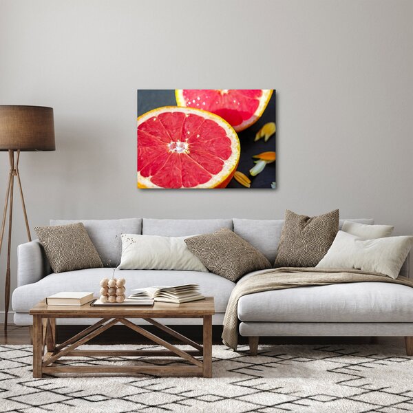 Slika narezanih grejpova (70x50 cm)