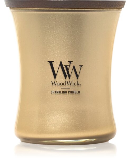 Woodwick Precious Metals Sparkling Pomelo mirisna svijeća 275 g