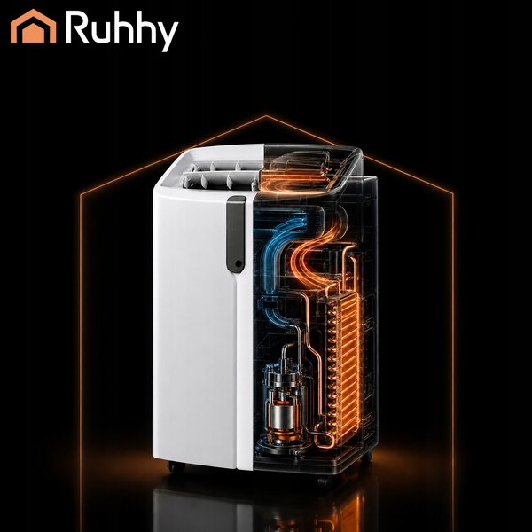 4u1 3.5kw prijenosni klima uređaj wifi grijanje i odvlaživanje 12000btu - 2612652