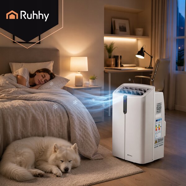 4u1 3.5kw prijenosni klima uređaj wifi grijanje i odvlaživanje 12000btu - 2612652