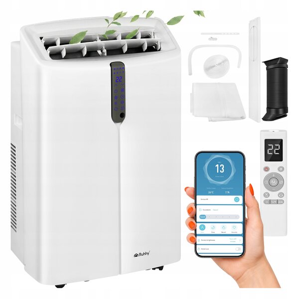 4u1 3.5kw prijenosni klima uređaj wifi grijanje i odvlaživanje 12000btu - 2612652