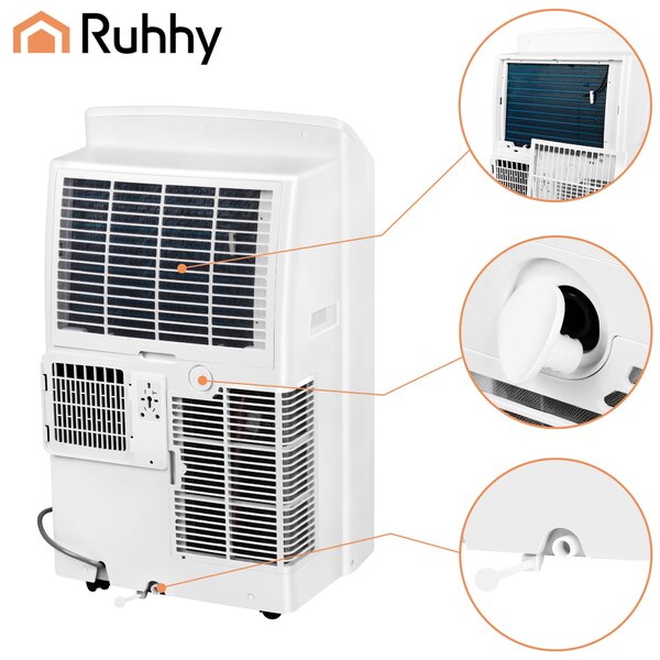 4u1 3.5kw prijenosni klima uređaj wifi grijanje i odvlaživanje 12000btu - 2612652