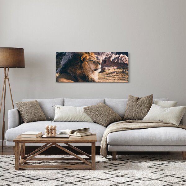 Slika ležećeg lava (120x50 cm)