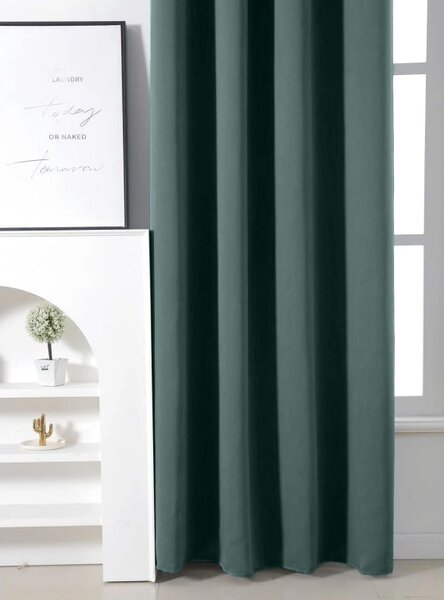 Tirkizna zavjesa OXFORD 140x250 cm Sistem za vješanje: Metalni prstenovi