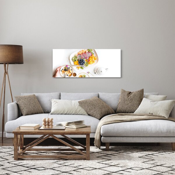 Slika tanjura s voćem na stolu (120x50 cm)