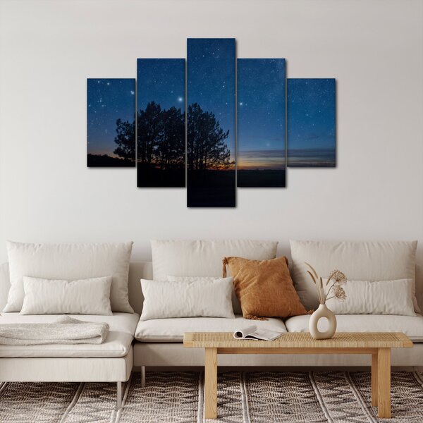 Slika drveća noću (150x105 cm)