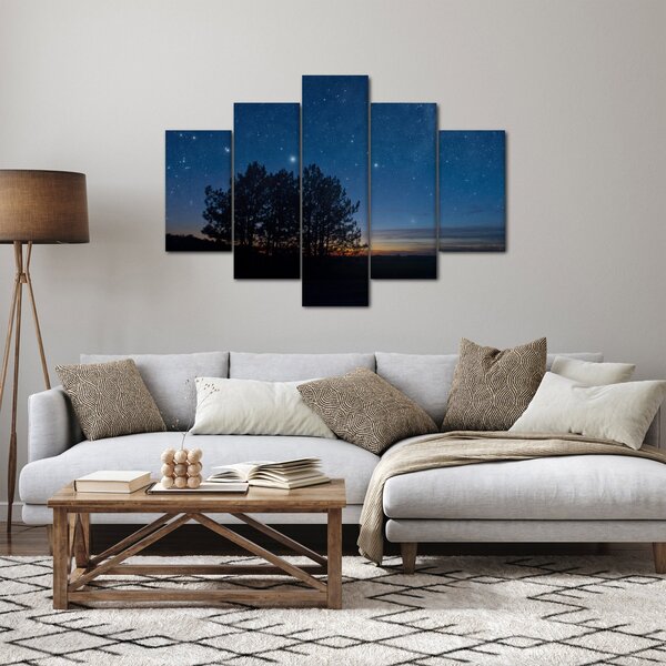 Slika drveća noću (150x105 cm)