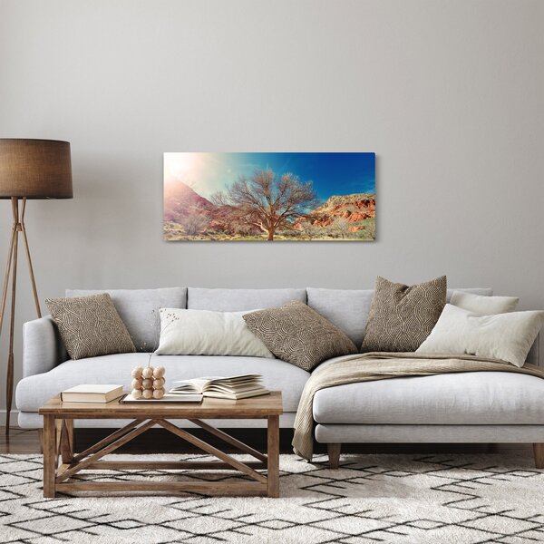 Slika stabla u pustinji (120x50 cm)