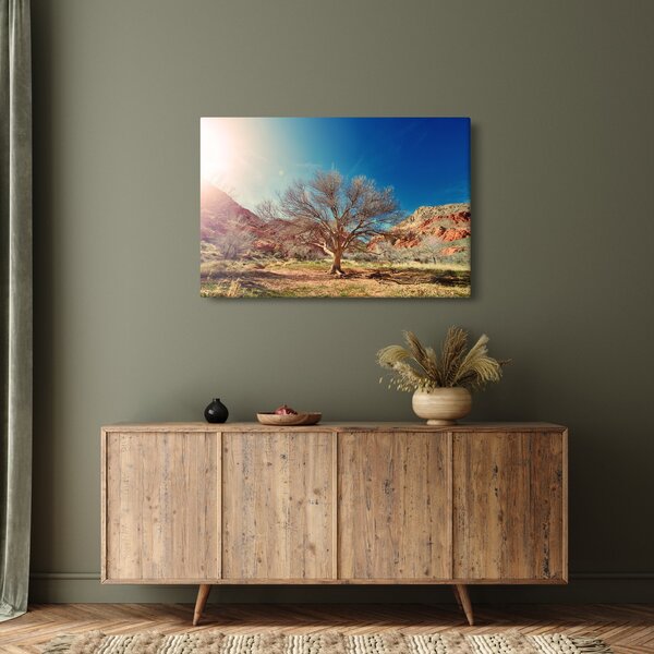 Slika stabla u pustinji (90x60 cm)