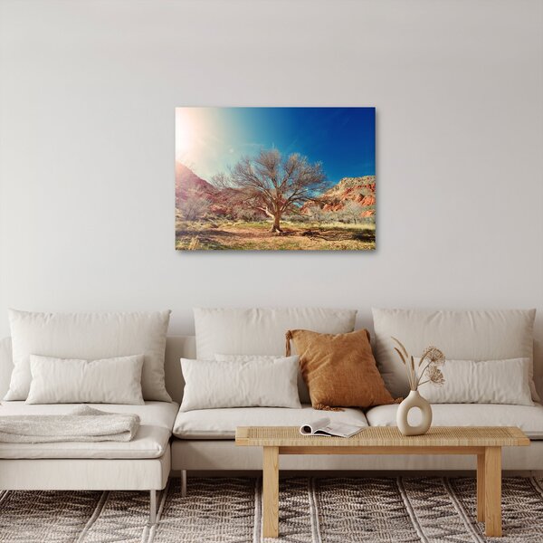 Slika stabla u pustinji (70x50 cm)