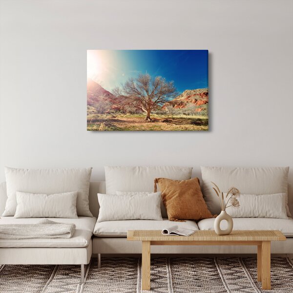 Slika stabla u pustinji (90x60 cm)