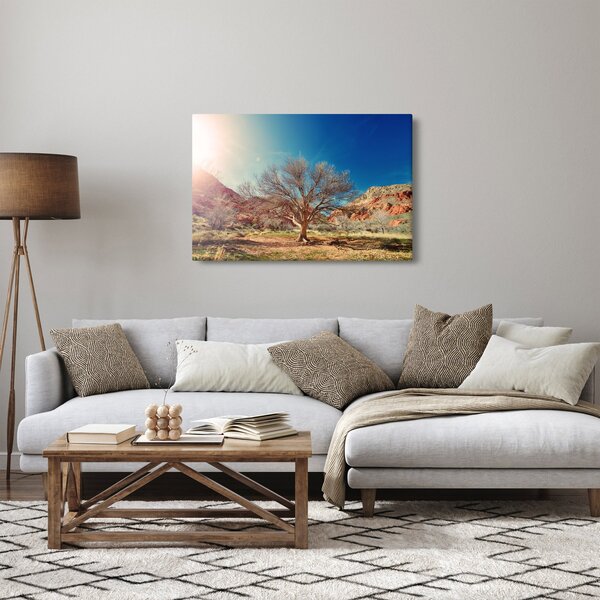 Slika stabla u pustinji (90x60 cm)