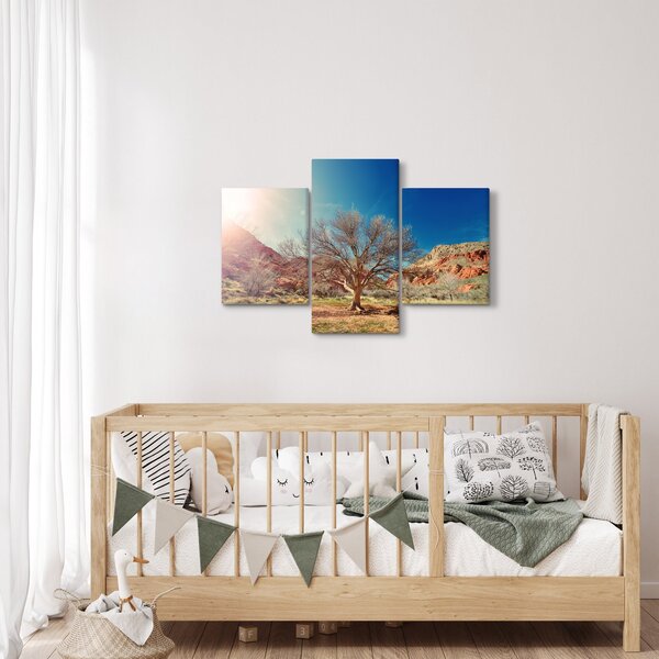 Slika stabla u pustinji (90x60 cm)