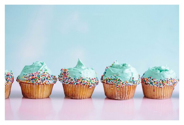 Slika cupcaka (90x60 cm)