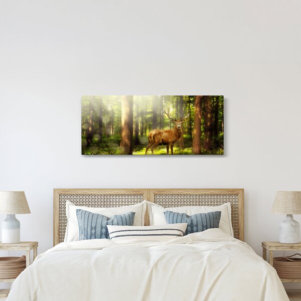 Slika jelena u šumi (120x50 cm)