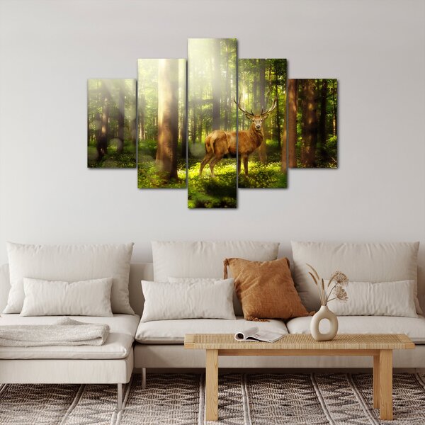 Slika jelena u šumi (150x105 cm)