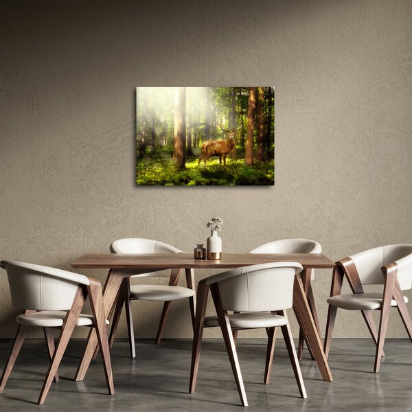 Slika jelena u šumi (70x50 cm)