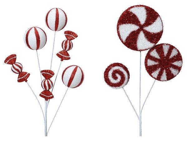 Božićna dekoracija Candy 1kom 63cm