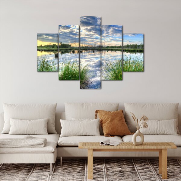 Slika jezera s trskom (150x105 cm)