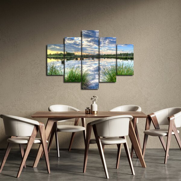 Slika jezera s trskom (150x105 cm)