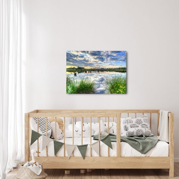 Slika jezera s trskom (70x50 cm)
