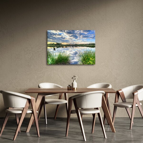 Slika jezera s trskom (70x50 cm)