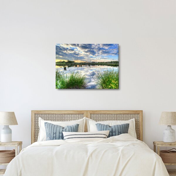 Slika jezera s trskom (70x50 cm)