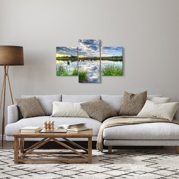 Slika jezera s trskom (90x60 cm)