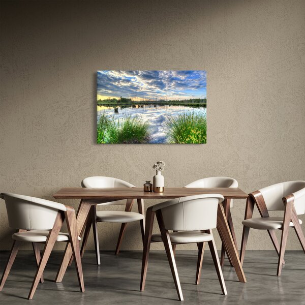 Slika jezera s trskom (90x60 cm)
