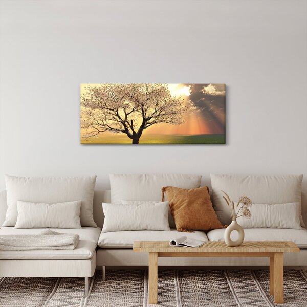 Slika stabla na livadi (120x50 cm)