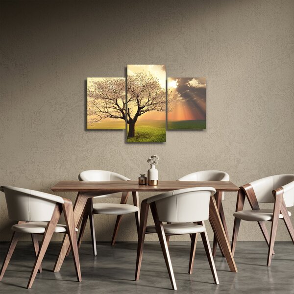 Slika stabla na livadi (90x60 cm)