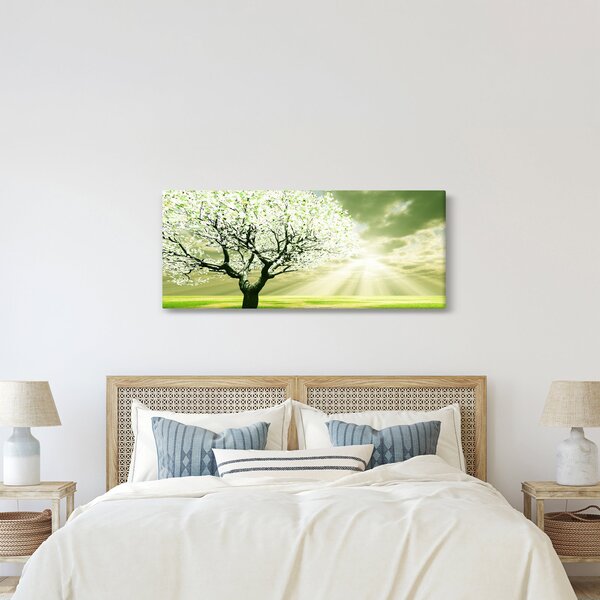 Slika stabla na livadi (120x50 cm)