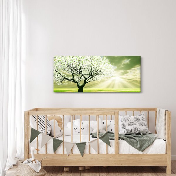 Slika stabla na livadi (120x50 cm)
