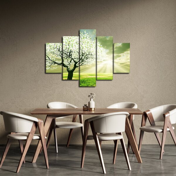 Slika stabla na livadi (150x105 cm)