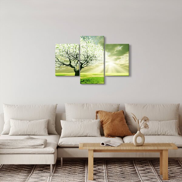 Slika stabla na livadi (90x60 cm)