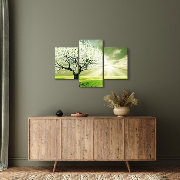 Slika stabla na livadi (90x60 cm)