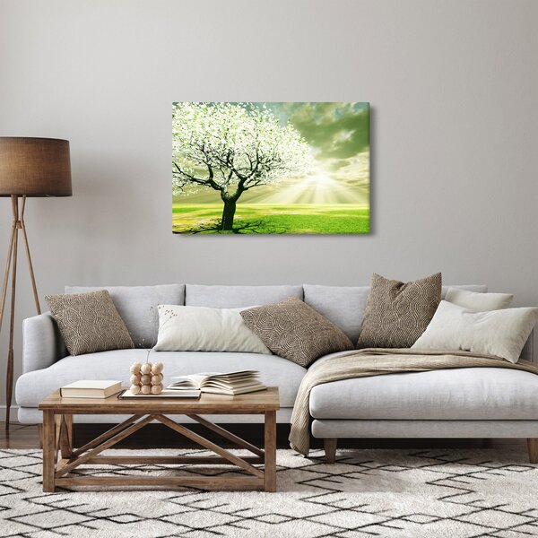 Slika stabla na livadi (90x60 cm)