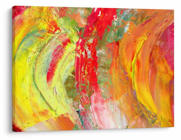Slika apstrakcije - slikanje (70x50 cm)