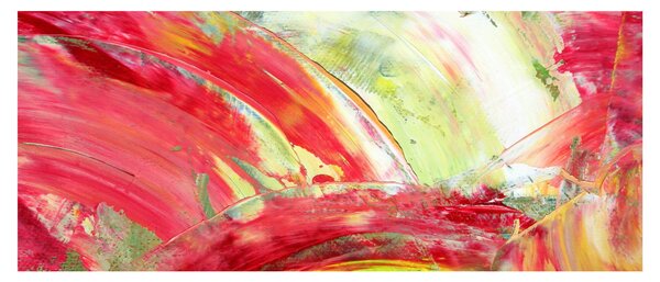 Slika apstrakcije - slikanje (120x50 cm)
